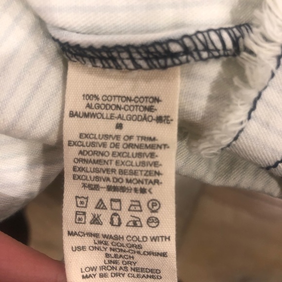 We The Free Blue Striped ombré shirt NWOT - Picture 7 of 7